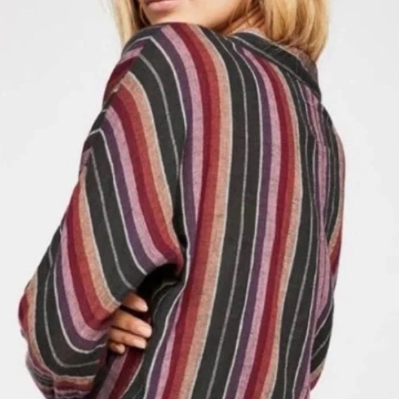 Rails Sloane Brava Stripe Top Blouse Size XS - Picture 2 of 12